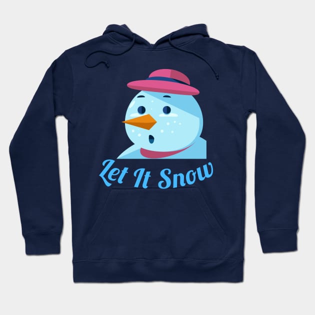 Let It Snow Hoodie by Courtney's Creations